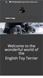 Mobile Screenshot of english-toy-terrier-club.co.uk